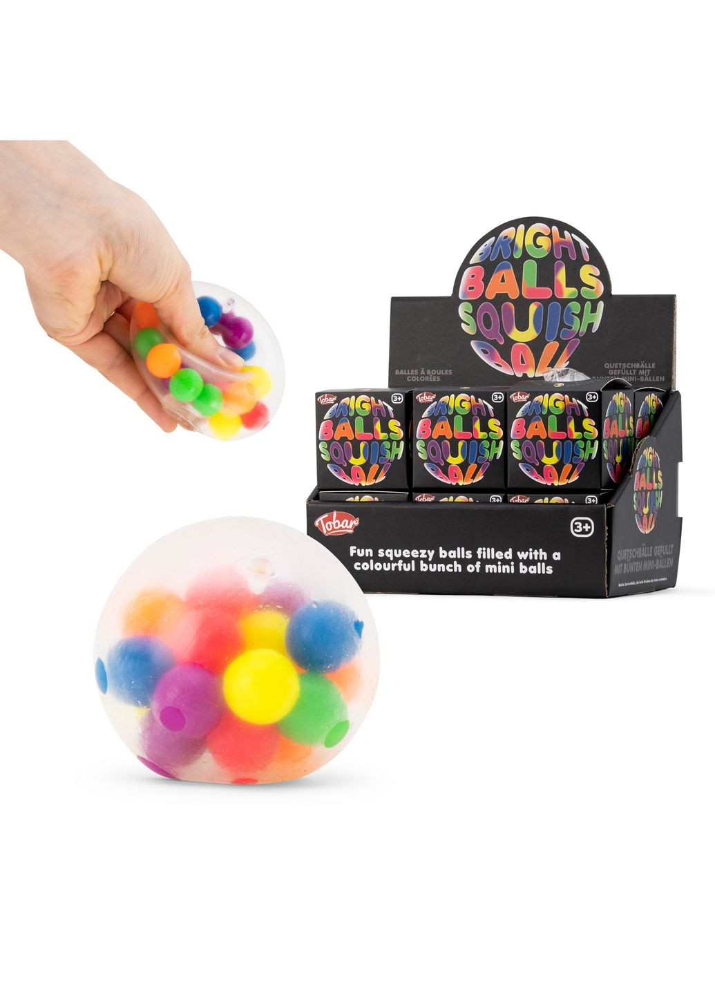 Скранчемс м'ячик-антистрес, яскраві кульки () Tobar 38449 (346999191)