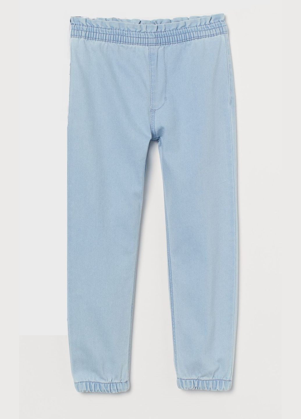 Светло-голубые джинсовые летние брюки H&M