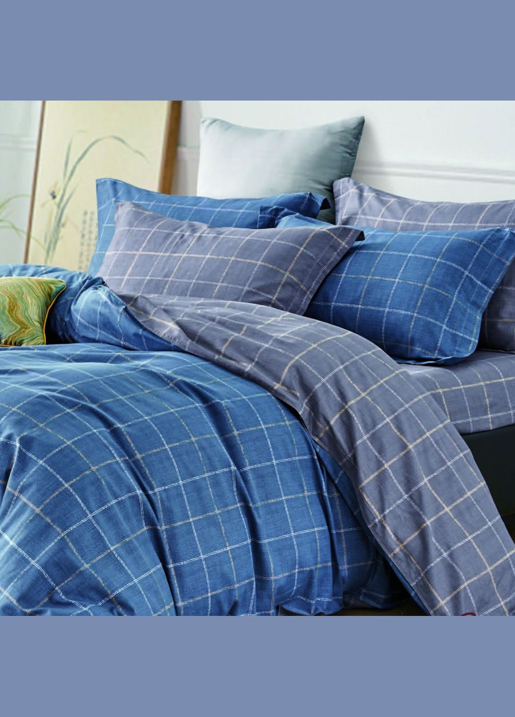 Комплект постельного белья евро сатин Viluta 7735 (342725701)