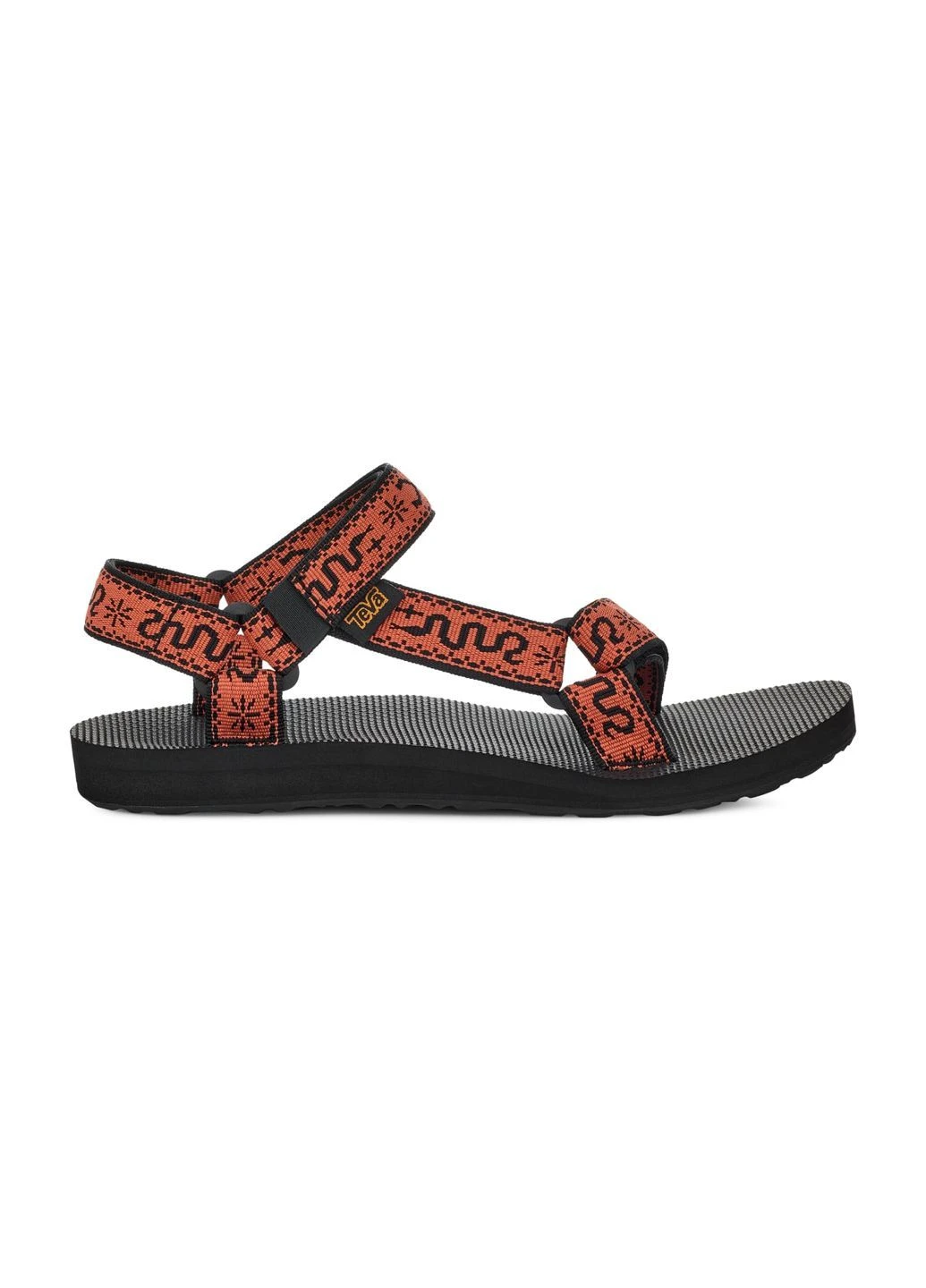 Сандалі Women's Original Universal 66666764 жіночі босоніжки легкі чорні з помаранчевим Teva (399205777)