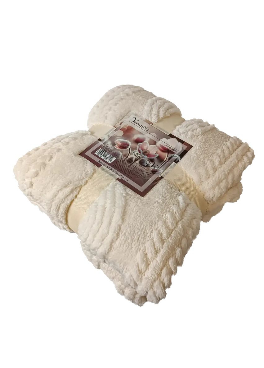 Плед Коси VS-PB-4400I 200х220 см айворі Versailles (364105243)