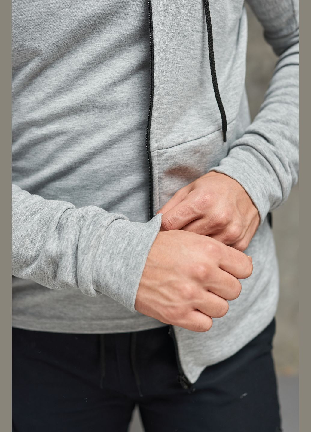 Кофта мужская «Cosmo» светло-серая Intruder (359381162)