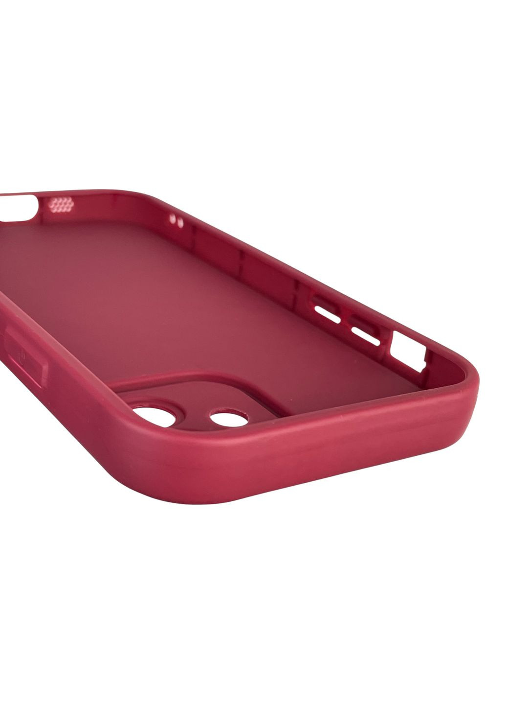 Чехол силиконовый Soft Touch для iPhone 12 бордовый (Полная защита камеры) Apple (366386614)