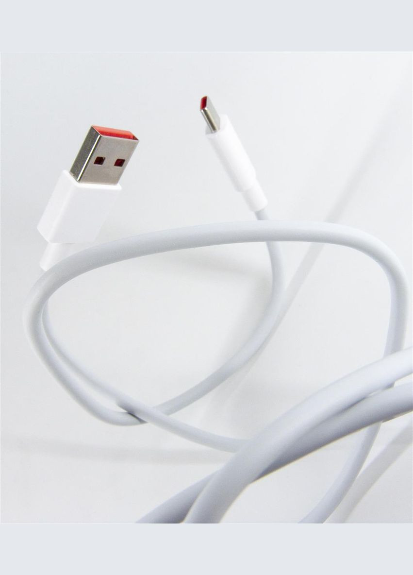 USB-кабель USB Type-C (M/M) 1 м White (PLS-TC-6A-WHITE) DENGOS (336951219)