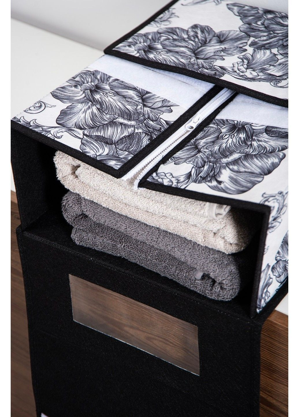Органайзер BS-S01 ткань. ж/к Anthracite Flowers 15x38.1x32.5 см (BS-S01 ткань. с/к Anthracite Flowers) IDEA HOME (365277301)