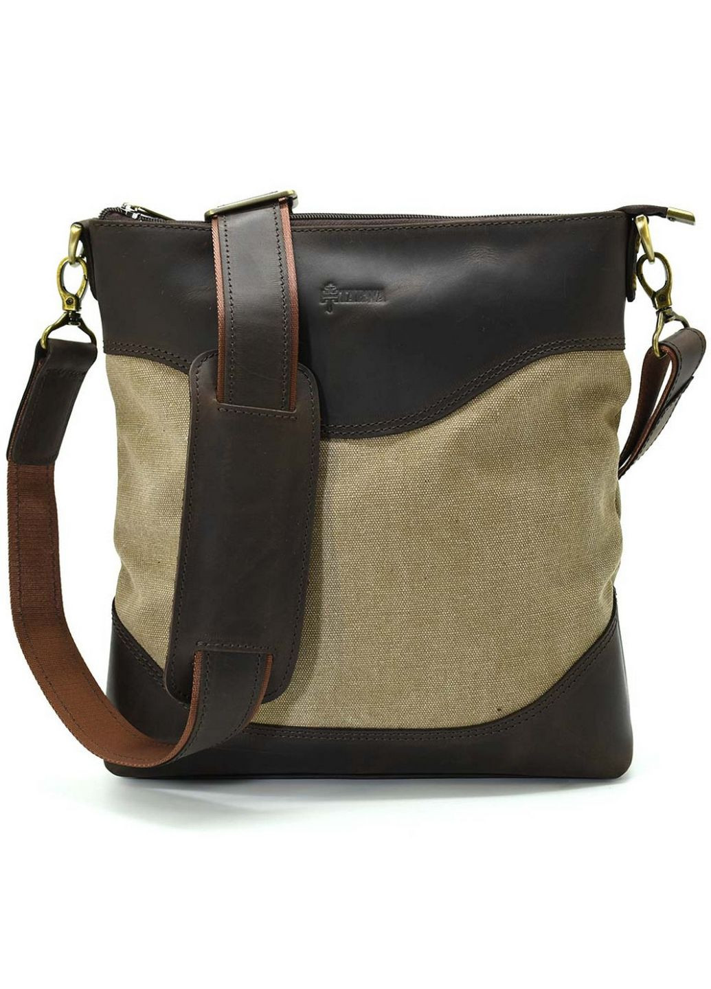 Чоловіча шкіряна сумка 30х27.5х6.5 см TARWA (315870011)