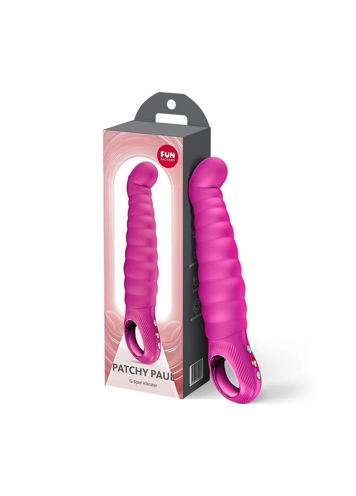 Вибратор точки G PATCHY PAUL Magenta, гибкий, 12 режимов Fun Factory (396392743)