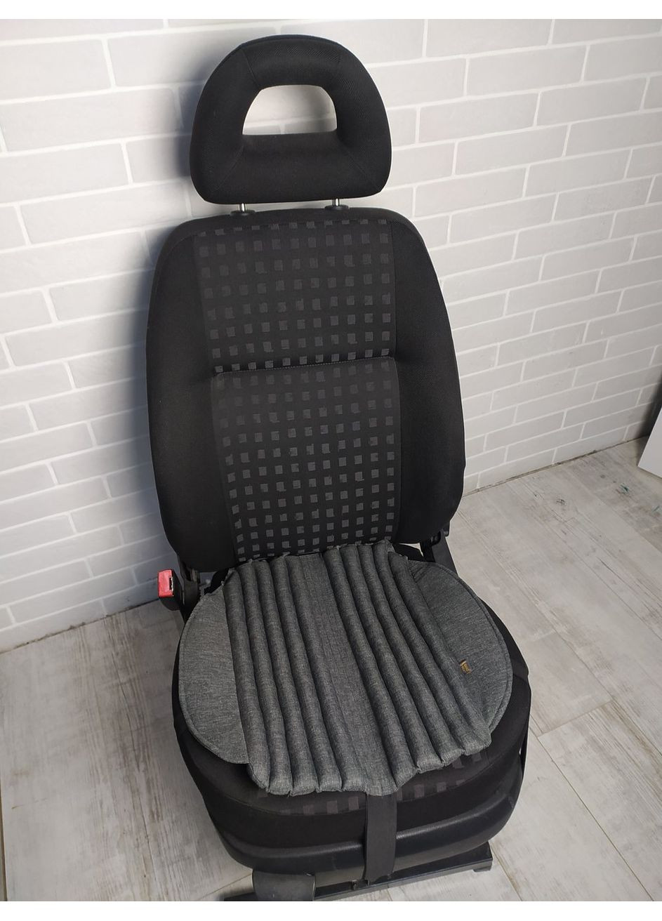 Ергономічна подушка з ефектом овчини на авто крісло. Сіра. AV-1H-204 Ekko Seat (353718735)