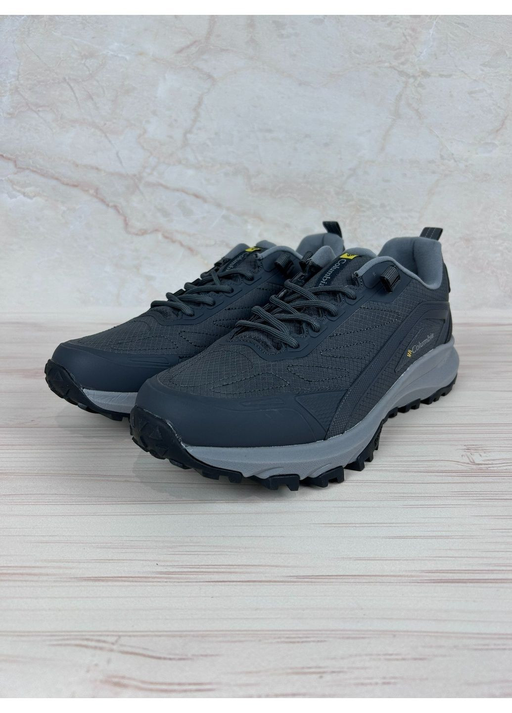 Сірі Осінні кросівки з текстилю для чоловіків No Brand