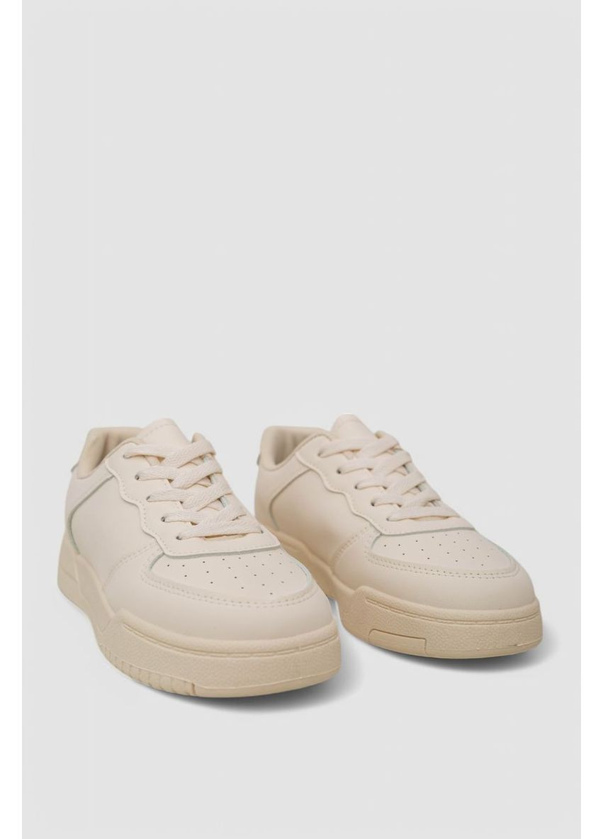 Бежевые кеды женские однотонные Sport Line