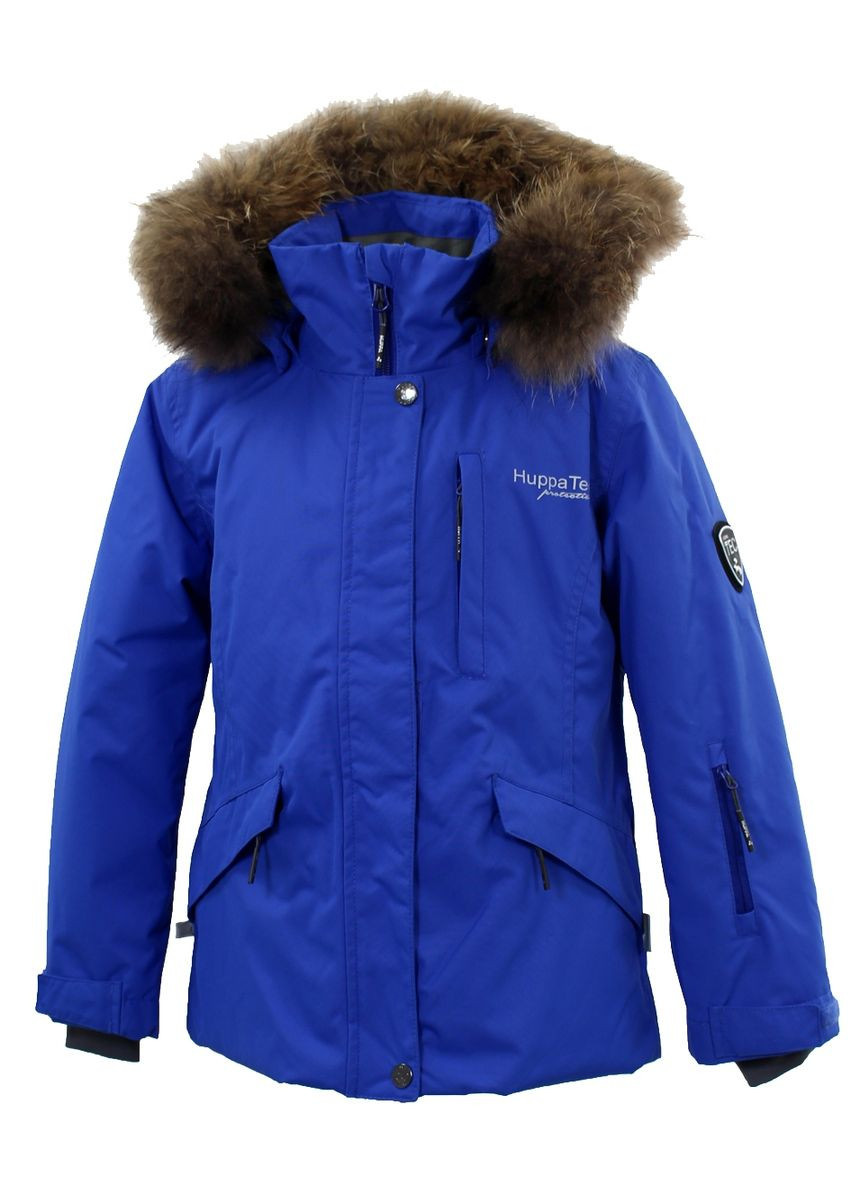 Синяя термокуртка anne, р.146, синий () Huppa 18180020-70035-146