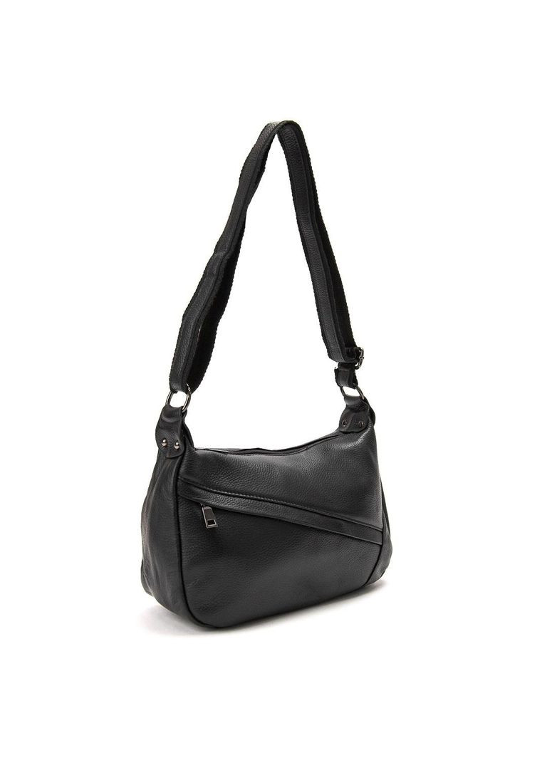 Женская черная сумка через плечо из натуральной кожи RoyalBag nm20-w2021a (282971011)