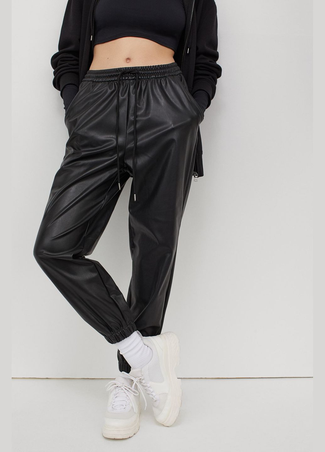 Брюки из искусственной кожи H&M (273787661)