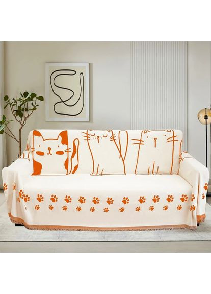 Накидка-покрывало для мебели MP07 8707 180х180 см Love You (364767678)