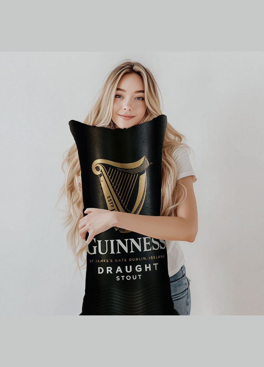 Дакімакура, пиво, Guinness Draught (подушка обіймашка) 120*40 см No Brand (317266454)