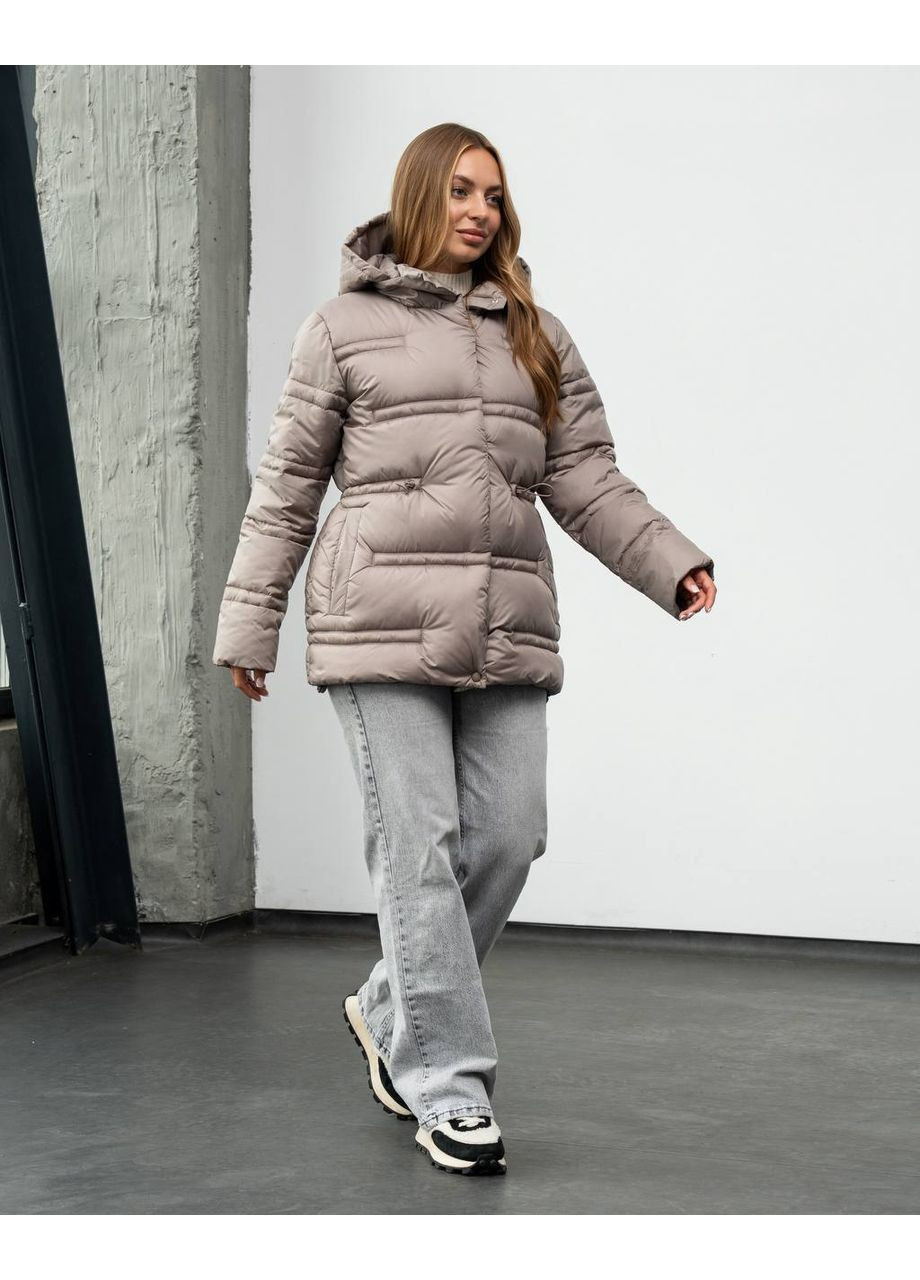 Світло-бежева жіноча куртка orlando No Brand