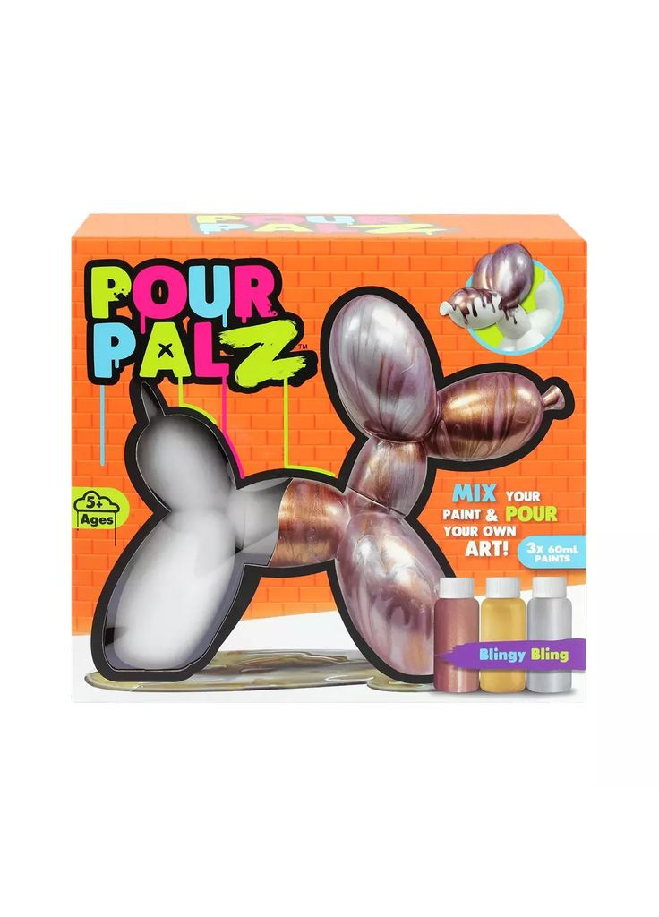 Набор для творчества Флюид Арт Balloon Dog Блинг Блинг (GS-G22186) Pour Palz (369905131)