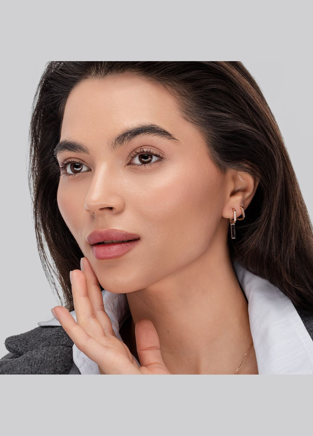 Серьги Геометрическая изысканность Minimal (338795385)