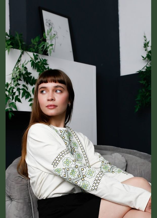 Молочная джемпер для девочки hc (h001-6363-2) Be in fashion (329449872)