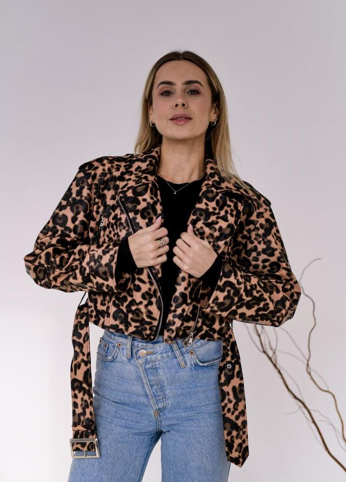 Комбінована демісезонна жіноча косуха стильна модна весна осінь стиль українське виробницвто No Brand