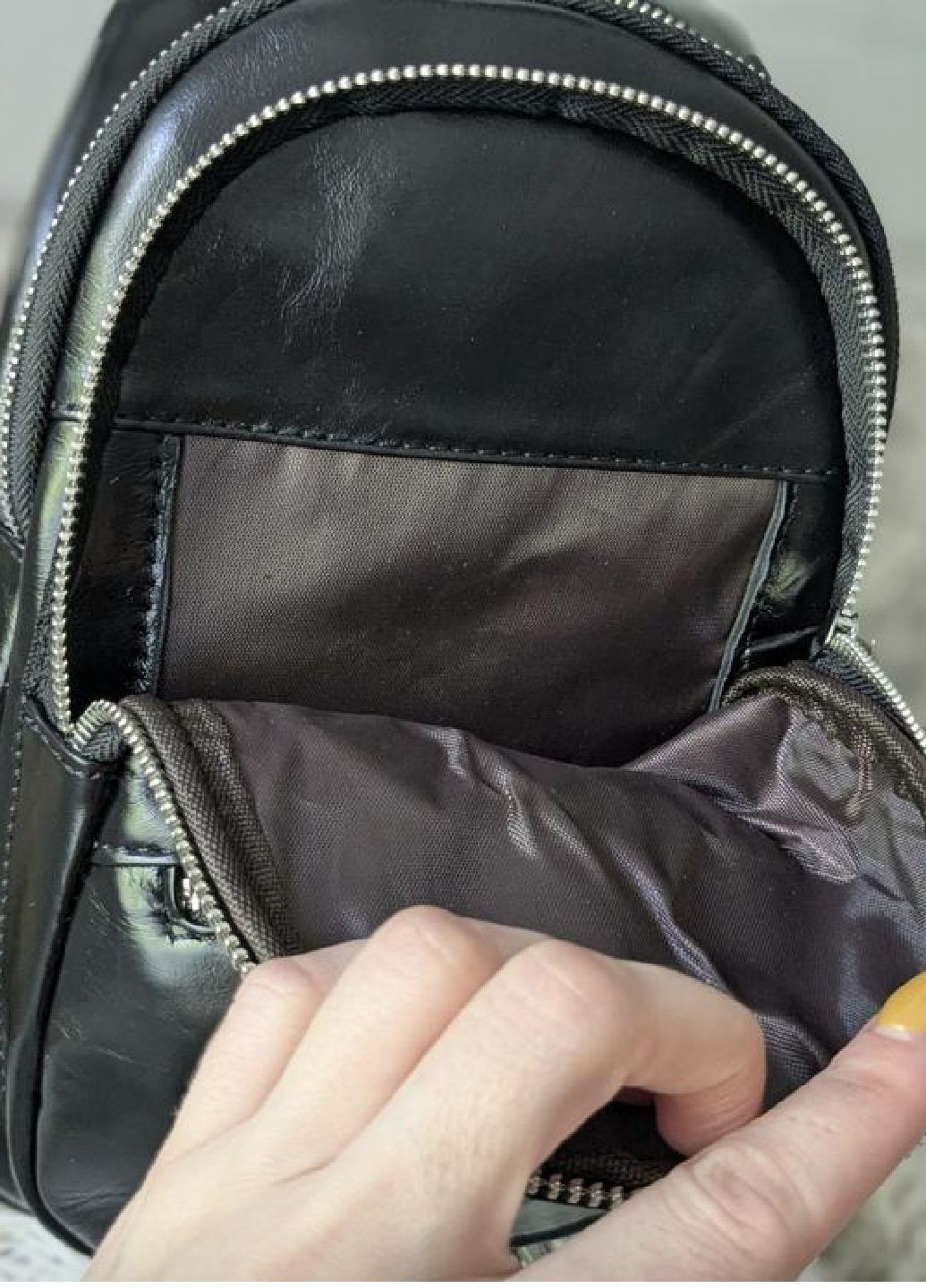 Сумка кожаная слинг Vishnya (361318889)