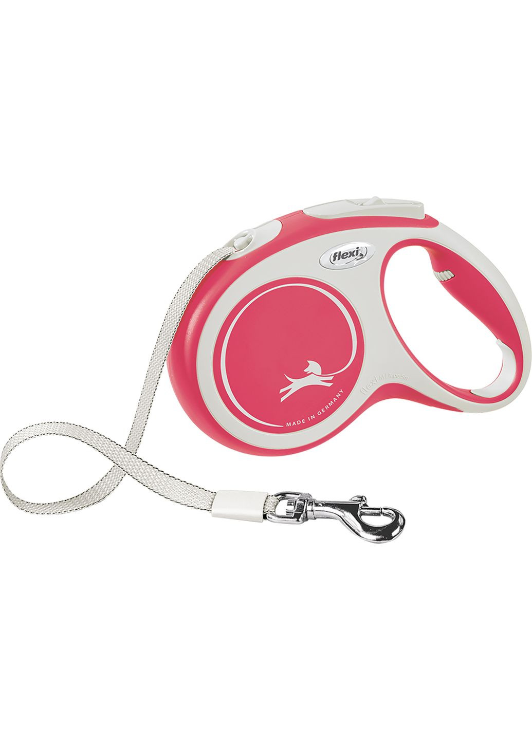 Поводок-рулетка New Comfort М лента 5 м Красный (4000498043622) Flexi (364749963)