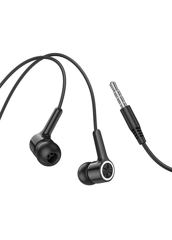 Наушники M104 Gamble universal earphones with mic черные 6931474789198 Hoco (280876734)
