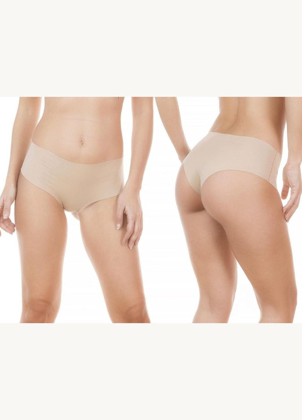 Жіночі трусики-шортики безшовні jadea 8003/1 світло-бежеві Jadea Intimo (324833227)