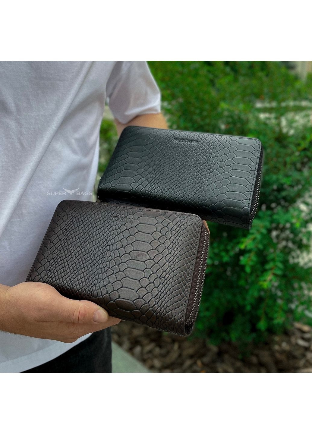 Мужской кожаный клатч 12х4х20,5 см Marco Coverna (289363808)