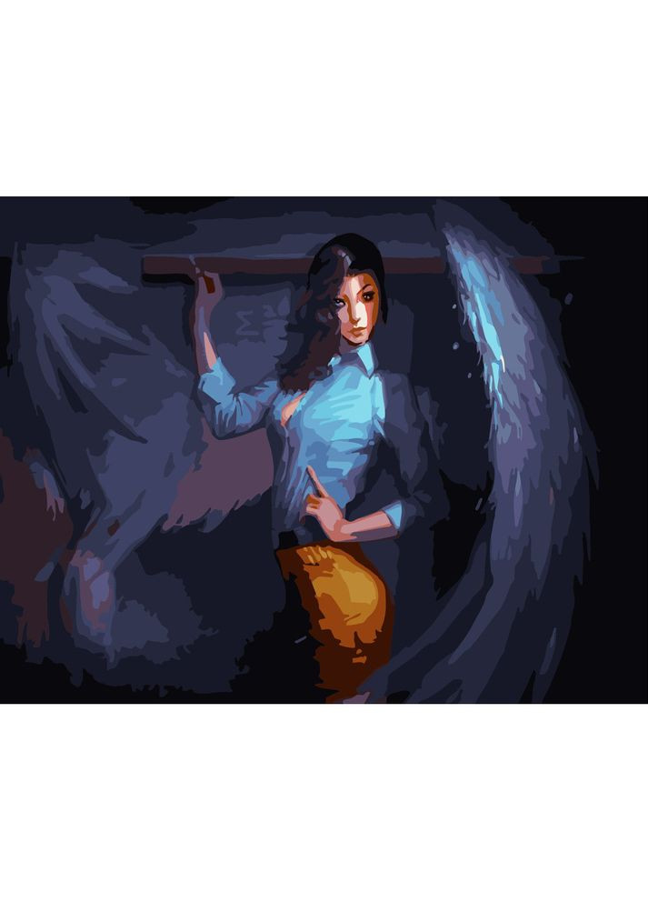 Картина по номерам ПРЕМИУМ Ангел-учитель размером 40х50 см (GS348) Strateg (362500560)