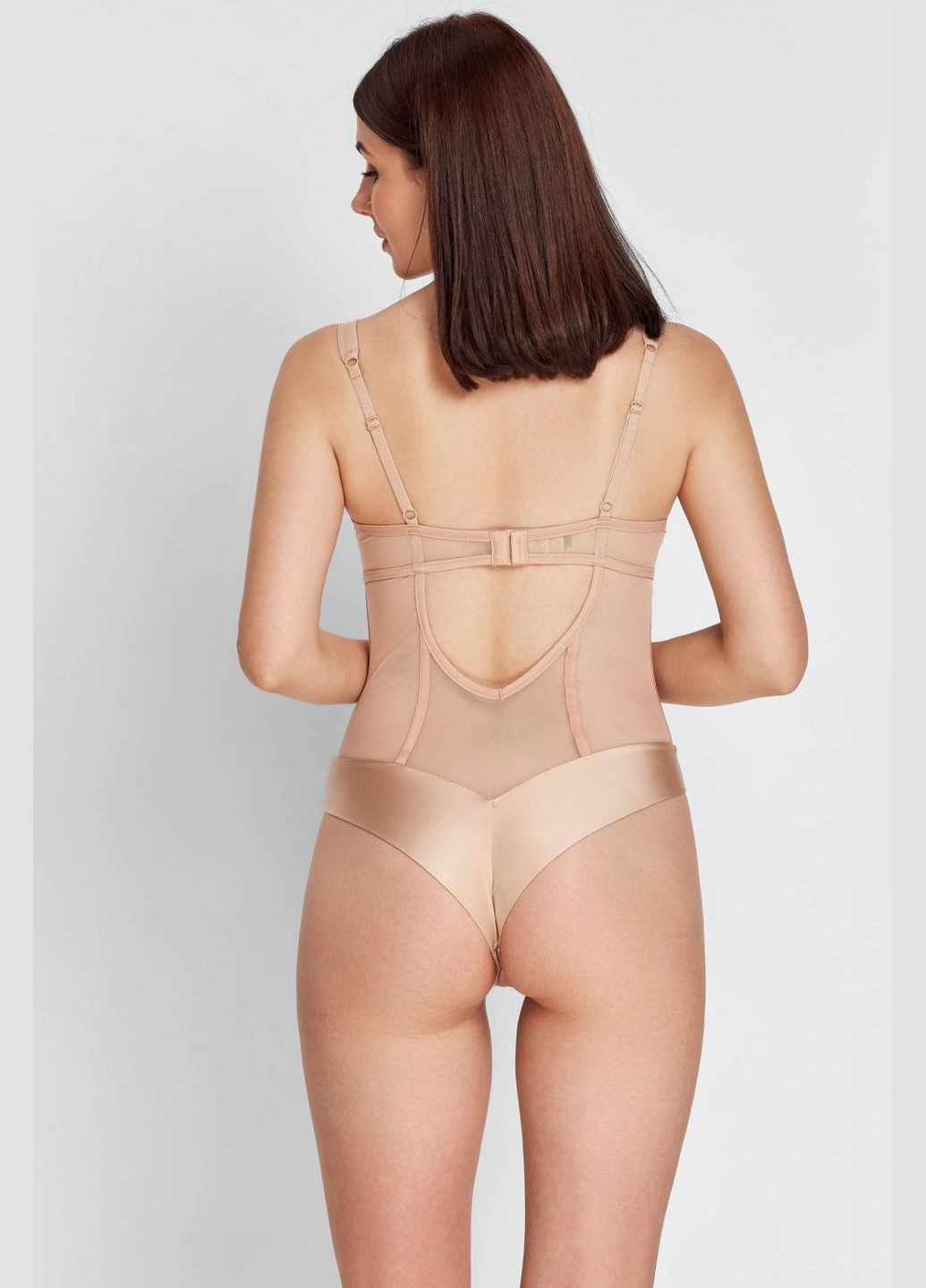 Боди с декоративными швами Anabel Arto 8172-157 beige (322137900)