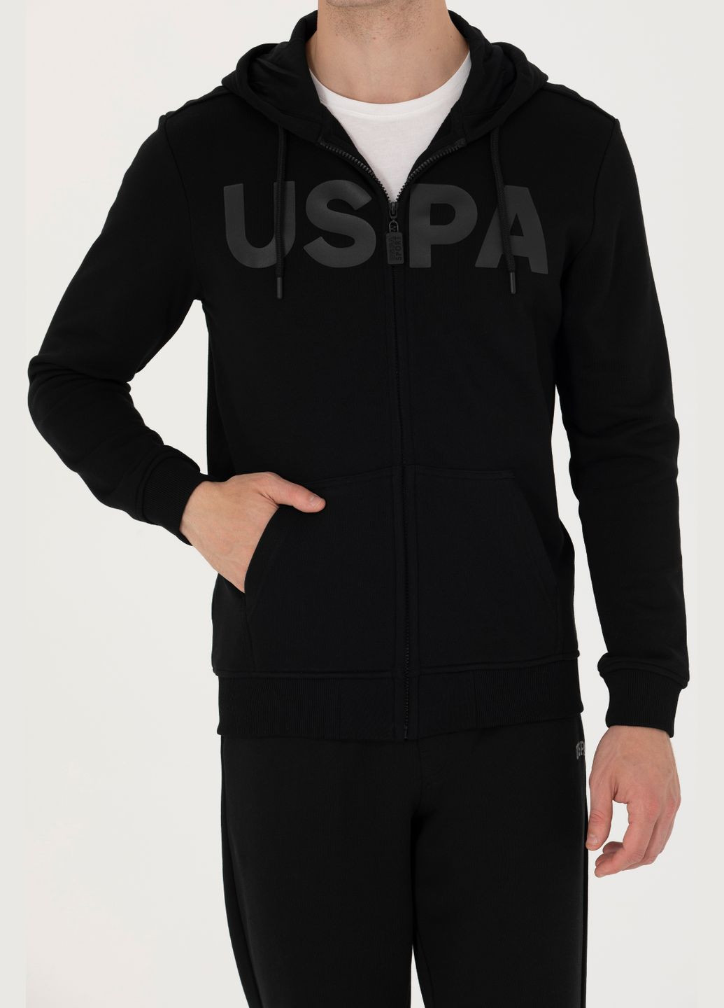 Свитшот мужской U.S. Polo Assn. - крой черный - (293337291)