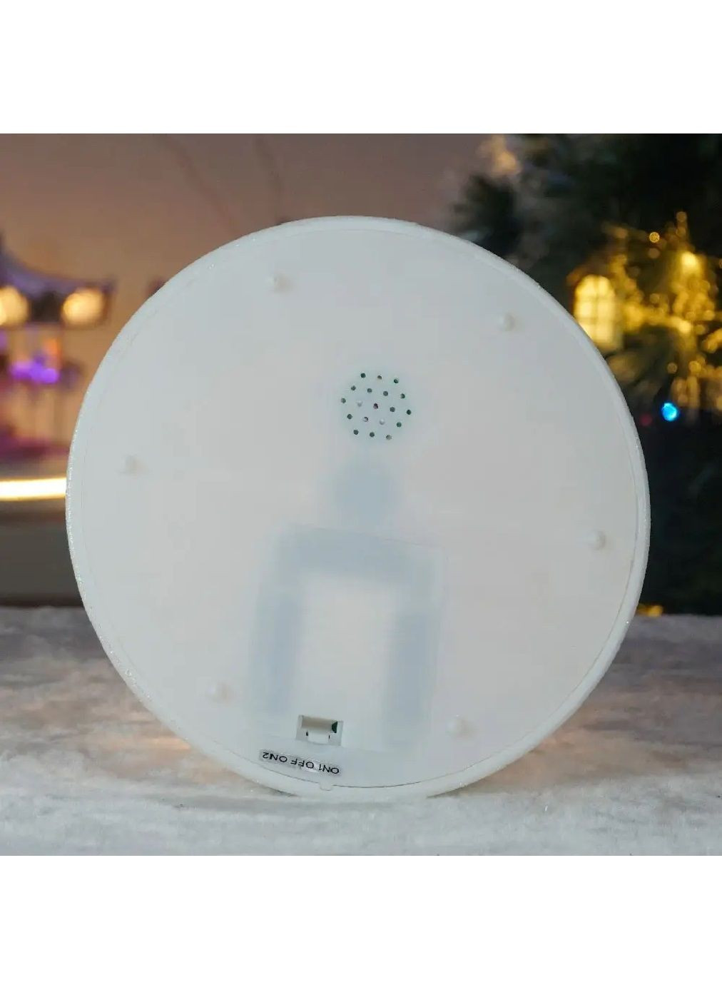 Світильник новорічний світлодіодний з роботою від USB батарейок теплим білим світлом 31,5х21х21 см (482142-Prob) Ялинка Unbranded (370914561)