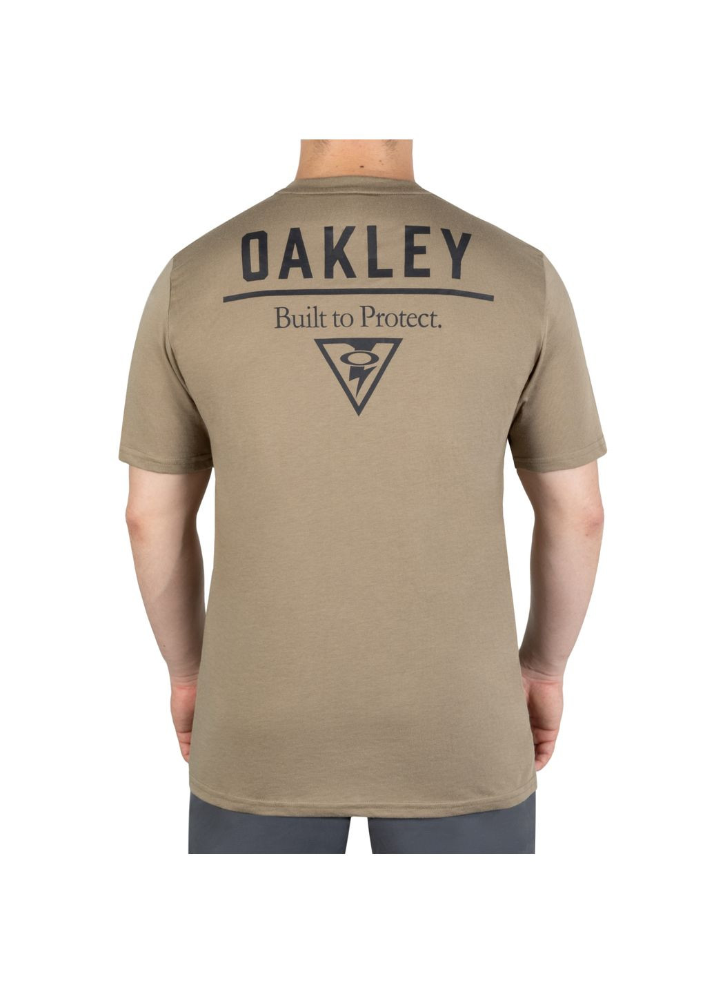 Футболка з малюнком SI Built To Protect Tee Tan Oakley (315821971)