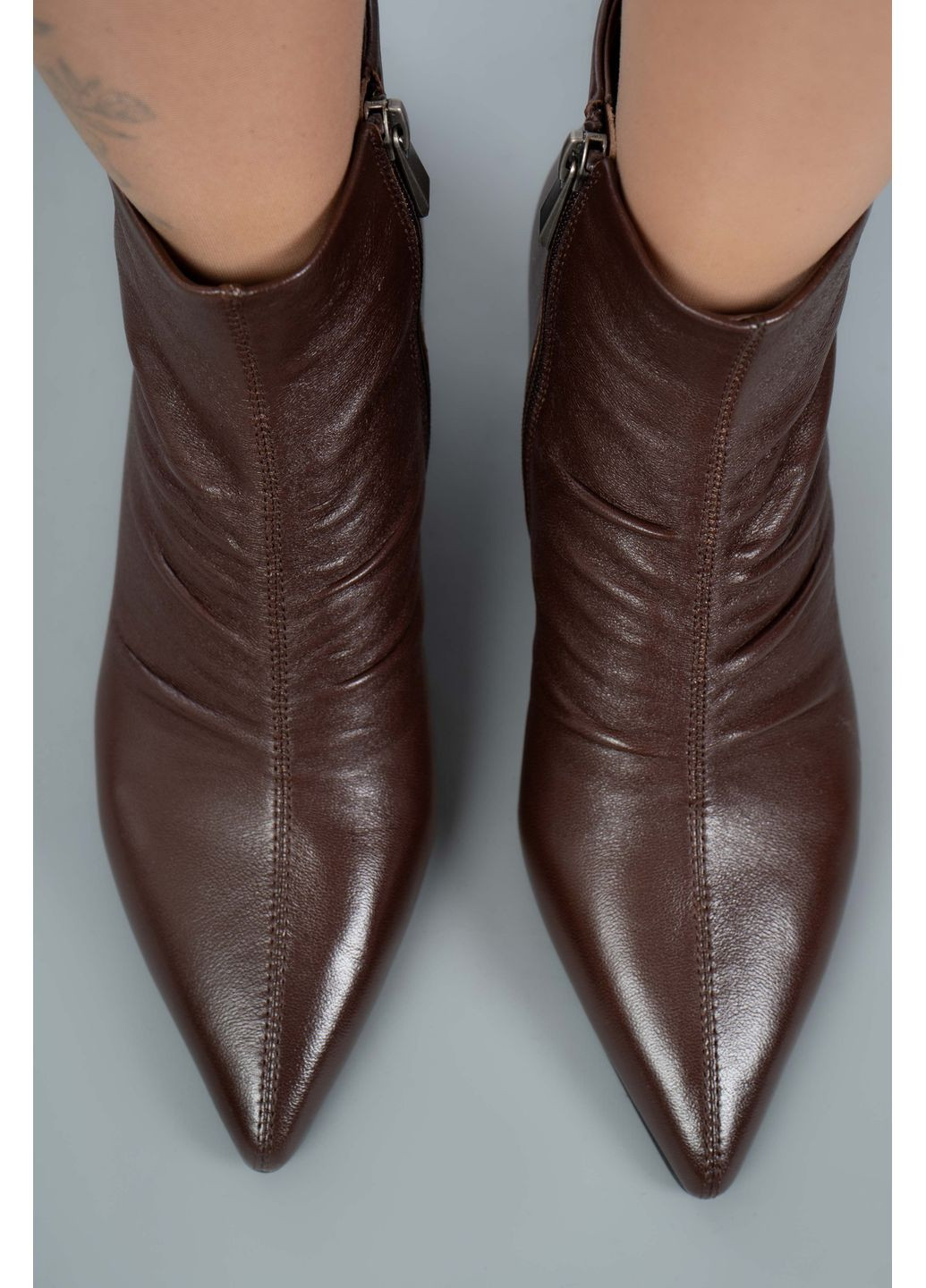 Черевики жіночі Where Uweare BR96M302-2-2 Натуральна шкіра коричневі 346706 Where Uwear (368971372)