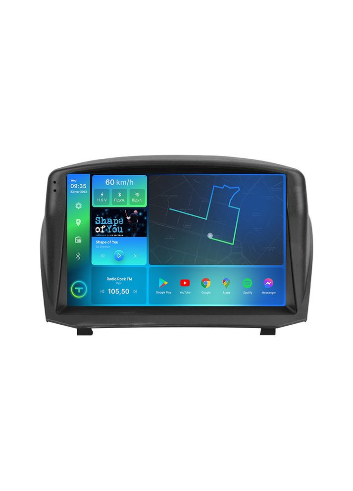 Штатная магнитола 2K Ford Fiesta MK6 0819 F98256 4G Carplay Torssen (307089204)