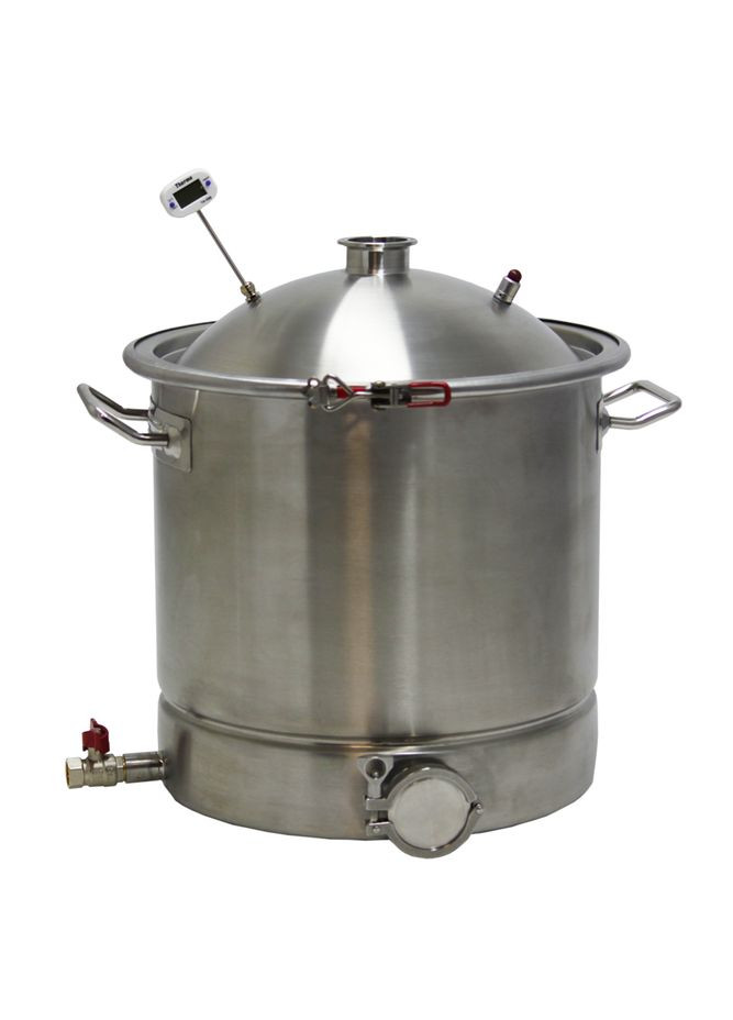 Бак куб с доработками 36 л купольная крышка 2" под кламп No Brand (299898599)