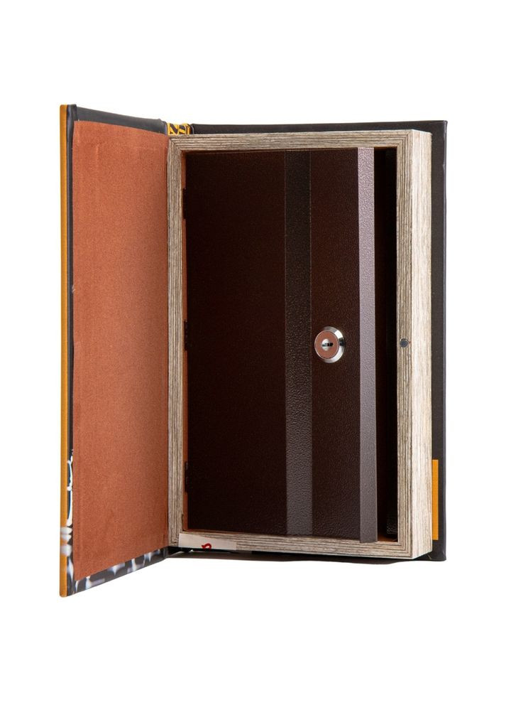 Книга сейф металлическая с двумя ключами Шахматы 26х17х5 см 0001-041 обложка кожзам Lefard (346531118)