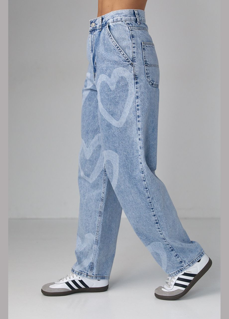 Женские прямые джинсы Straight Lurex - (289602441)