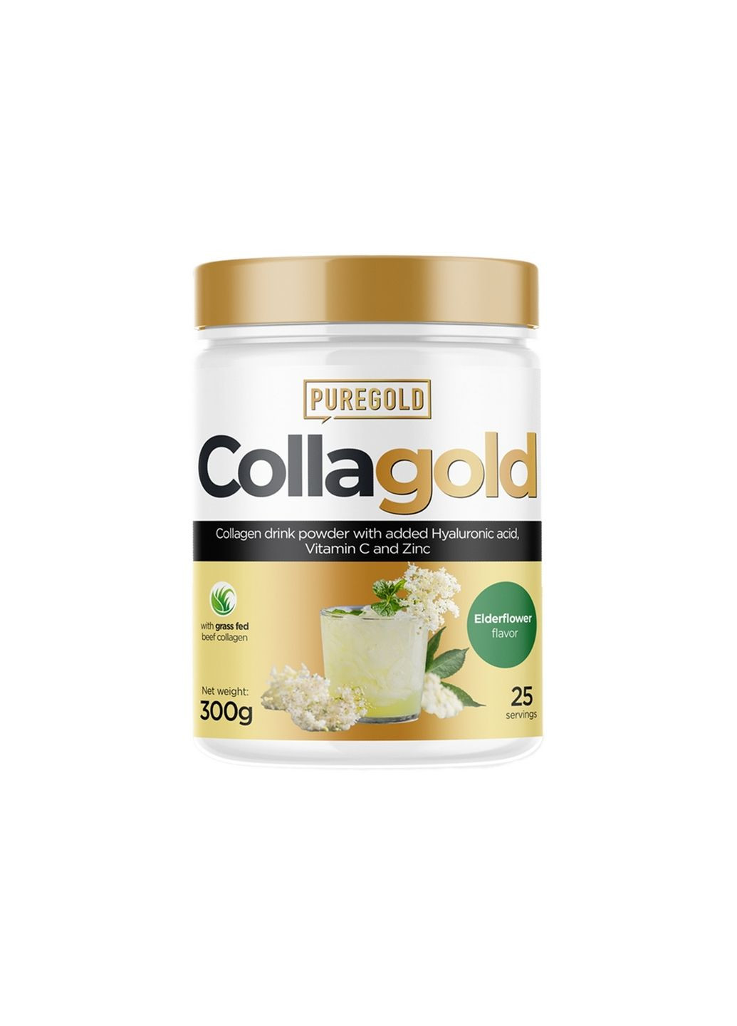 Препарат для суставов и связок CollaGold, 300 грамм Бузина Pure Gold Protein (293422090)