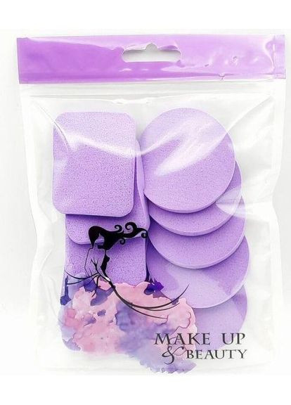 Набор спонжей для тонального основания, 10шт. Plus-plus (354795259)