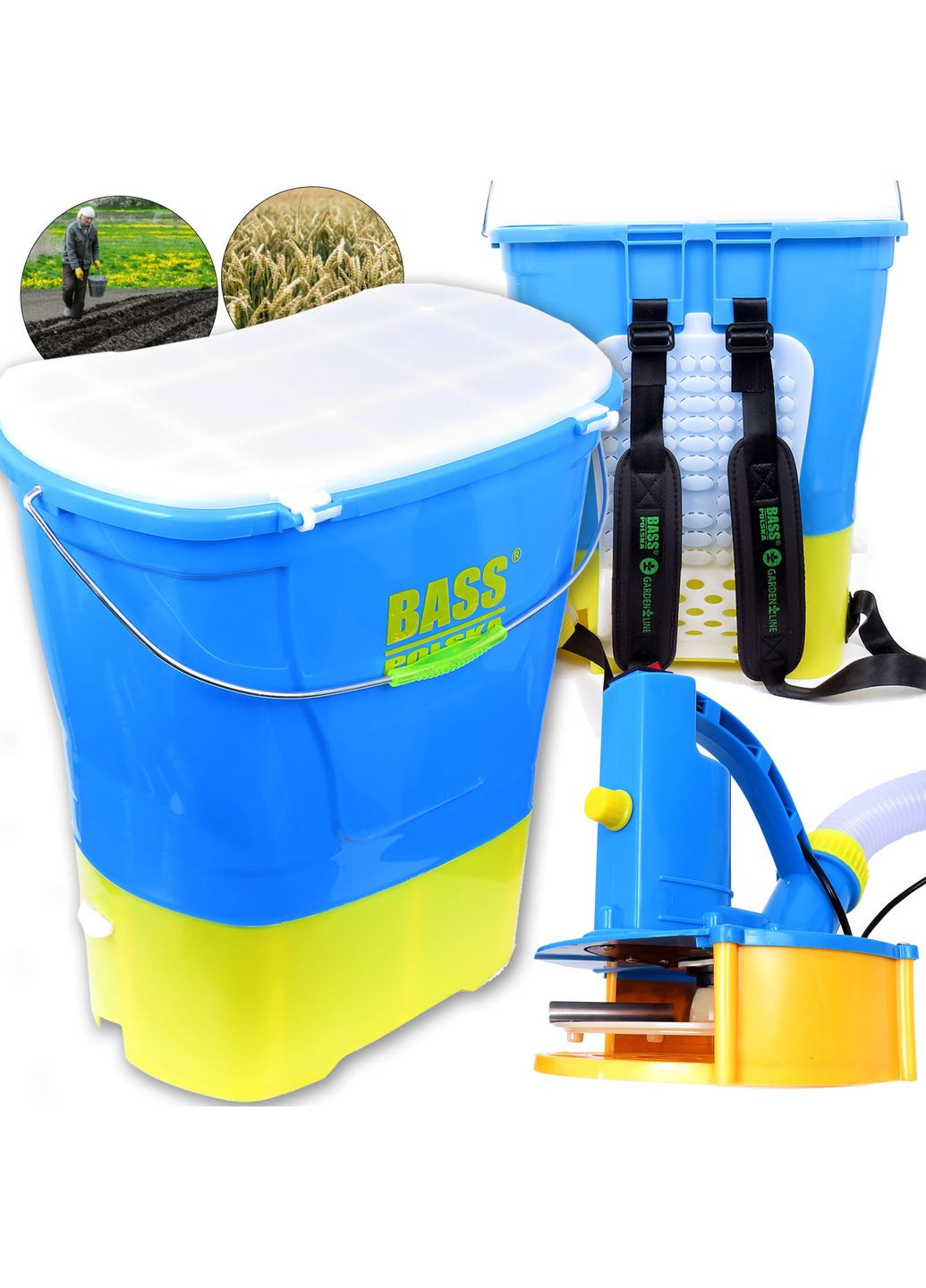 Акумуляторна сівалка розкидач 20 л 8561 Bass Polska (368698214)