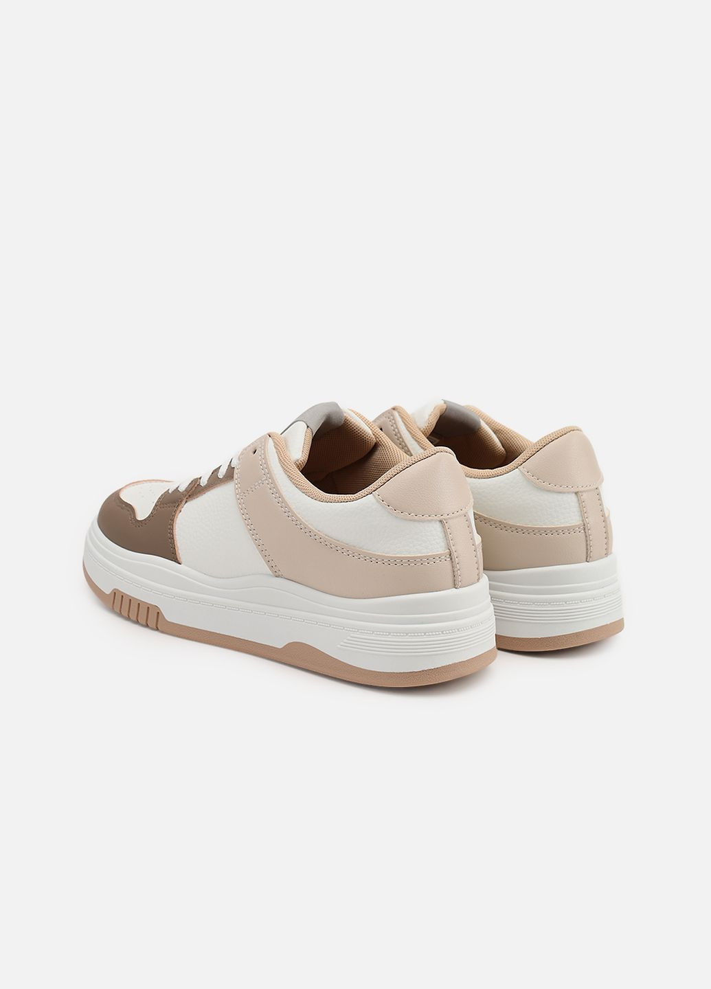 Бежеві кеди на платформі жіночі колір бежевий cb-00264102 Yuki