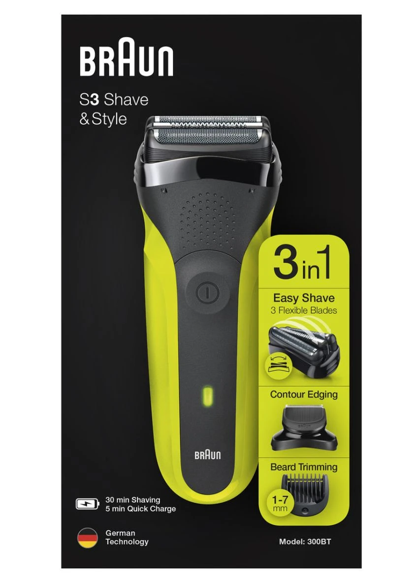 Электробритва Series 3 6587832 зеленая Braun (379440530)
