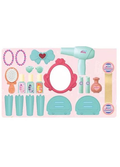 Сумочка-трюмо JD Toys 24 предмети для дівчаток з феном та флаконами для зберігання. ProDobro (367101060)