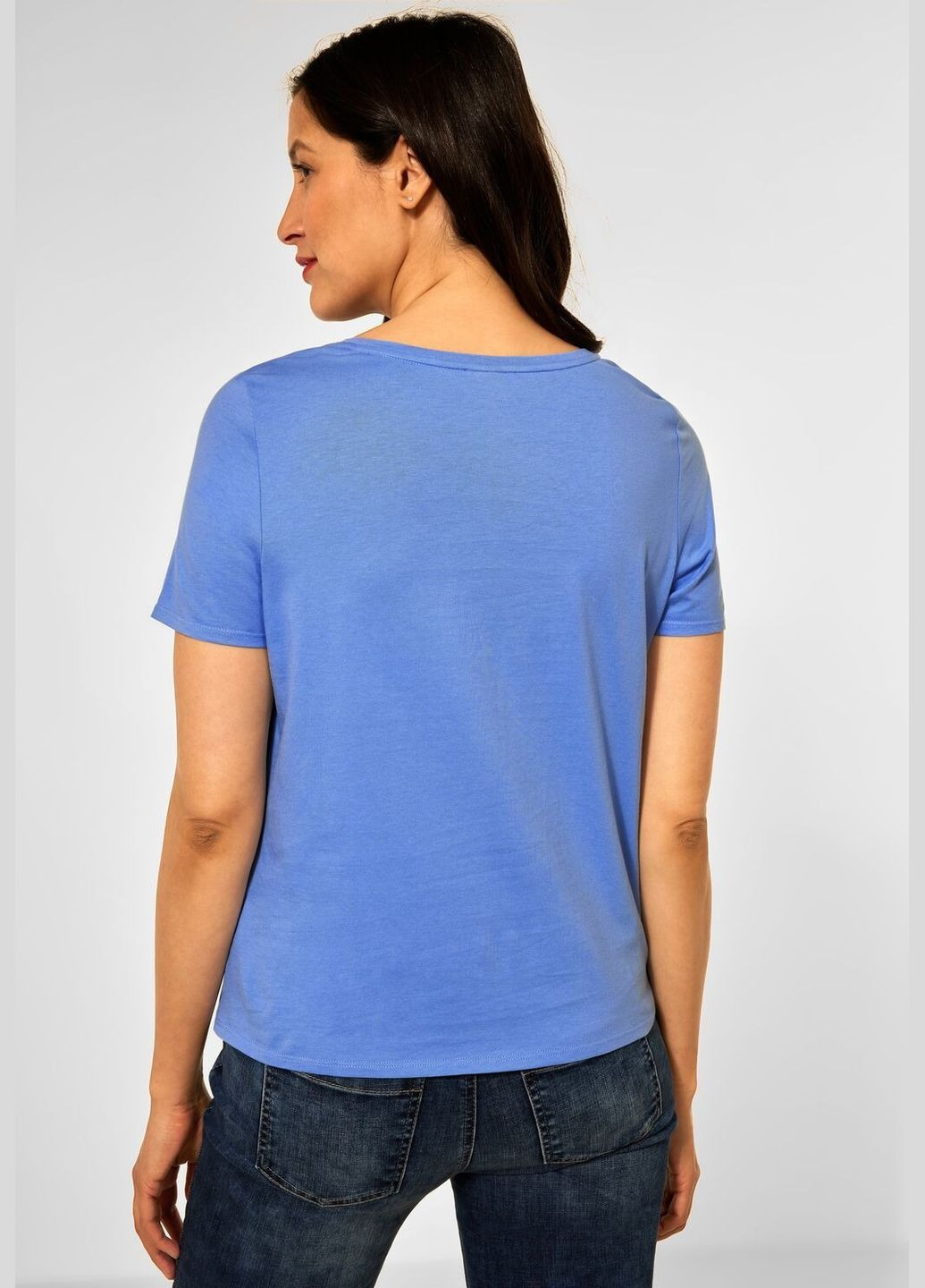 Блакитна футболка Street One