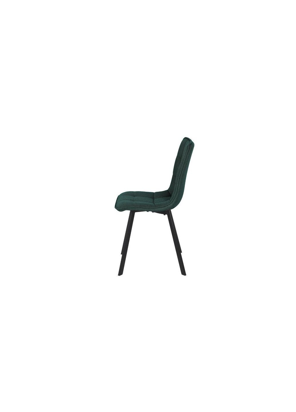 Стул EARI TEX черный каркас/изумрудный тк. Intarsio (365461476)