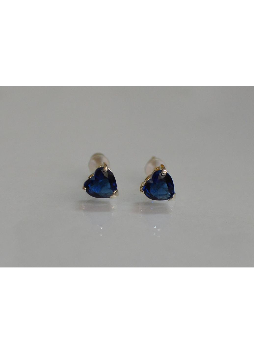 Срібні гвоздики з силіконовою застібкою Silver Style (367112271)