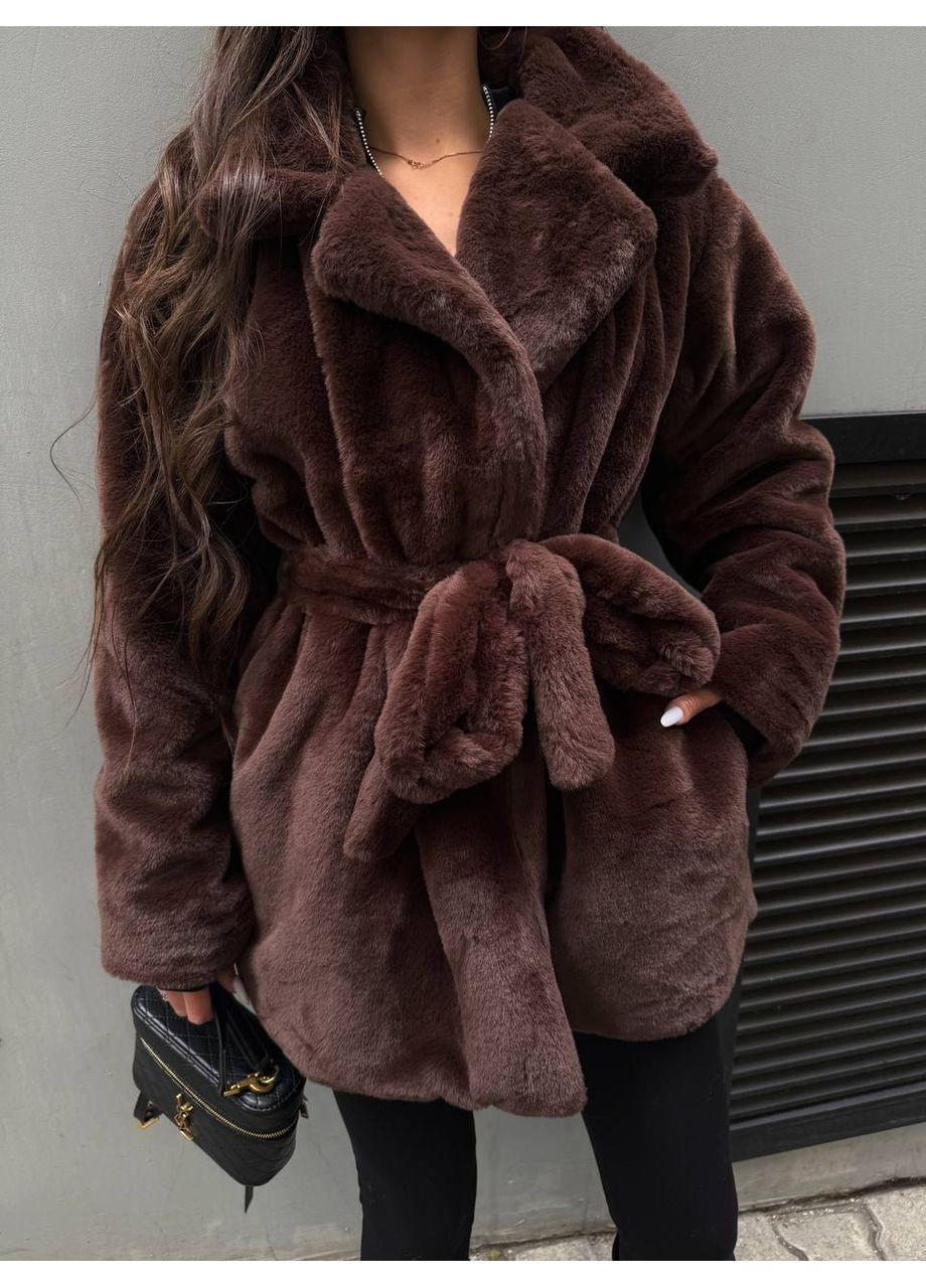 Женская шуба из мутона свободного кроя MonCher (361057375)