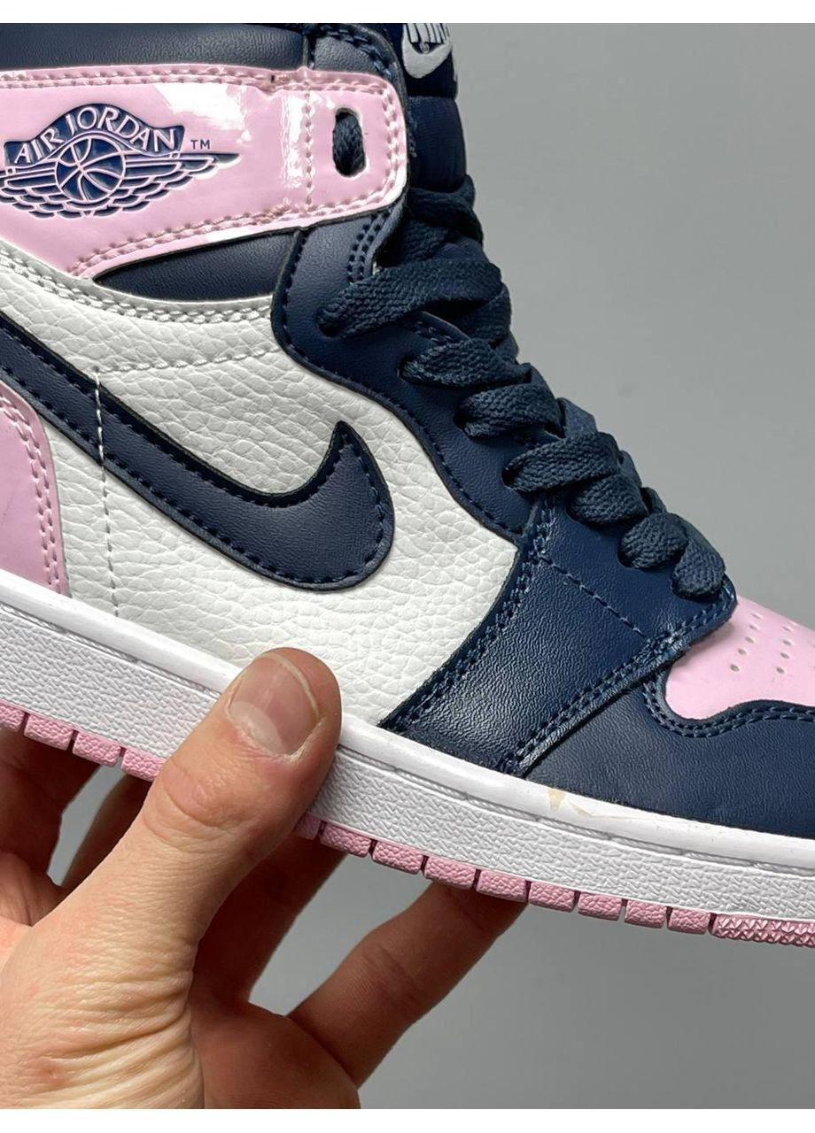 Білі Осінні кросівки чоловічі nike air jordan 1 retro high og atmosphere найк аір джордан No Brand